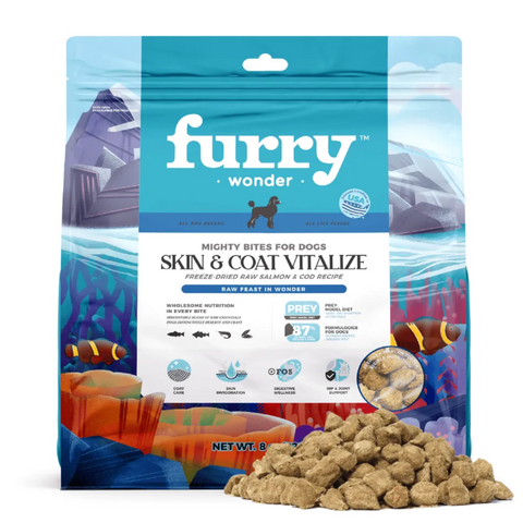 Furry Wonder Skin & Coat Vitalize Freeze-dried Raw Recipe For Dogs (2 Sizes)