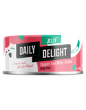 Daily Delight Jelly Skipjack Tuna White with Cheese Canned Cat Food 80g