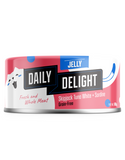 Daily Delight Jelly Skipjack Tuna White with Sardine Canned Cat Food 80g