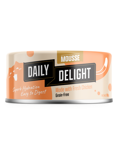 Daily Delight Mousse with Chicken Canned Cat Food 80g