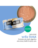 Daily Delight Mousse with Tuna Canned Cat Food 80g