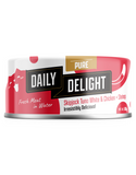 Daily Delight Pure Skipjack Tuna White & Chicken with Shrimp Canned Cat Food 80g