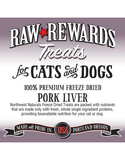 Northwest Naturals Raw Rewards Pork Liver Freeze Dried Dog & Cat Treats (2 Sizes)