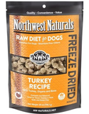 Northwest Naturals Turkey Freeze Dried Raw Diet Dog Nuggets (2 Sizes)