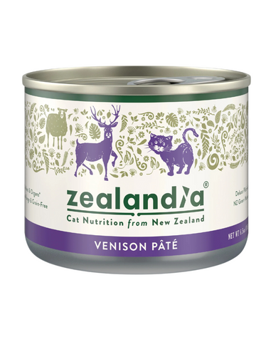 Zealandia Cat Wild Venison Canned Cat Food 185g