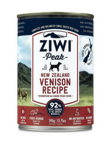 Ziwipeak Venison Canned Dog Food (390g)