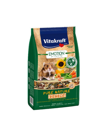 Vitakraft Emotion Pure Nature Veggie Hamster Food 600g | Perromart Online Pet Store Singapore