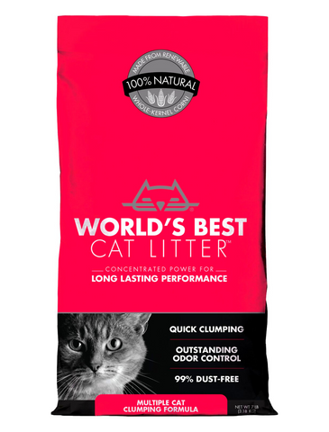 WORLD'S BEST CAT LITTER Multiple Cat Formula 2 Sizes | Perromart Online Pet Store Singapore