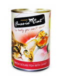 Fussie Cat Premium Ocean Fish With Shrimp Canned Cat Food 400g | Perromart Online Pet Store Singapore