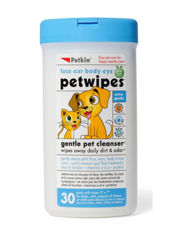 Petkin Petwipes For Pet 100 pcs | Perromart Online Pet Store Singapore