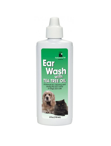 PPP Ear Wash with Tea Tree oil For Pets ( 4oz ) | Perromart Online Pet Store Singapore