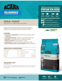 Acana Classics Wild Coast Grain Free Dog Dry Food (3 Sizes) | Perromart Online Pet Store Singapore