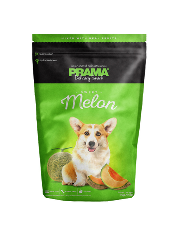 Prama Delicacy Snack Melon Dog Treats 70g | Perromart Online Pet Store Singapore