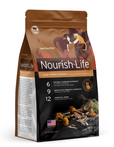 Nurture Pro Nourish Life Chicken Formula for Mature Cat 7+ (3 Sizes) | Perroamrt Online Pet Store