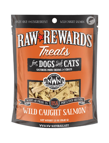 Northwest Naturals Raw Rewards Wild Caught Salmon Treats 2.5oz | Perromart Online Pet Store Singapore