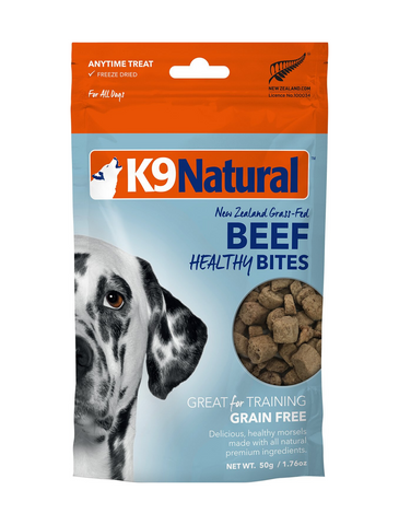 K9 Natural Freeze Dried Beef Healthy Bites 50g | Perromart Online Pet Store Singapore