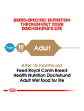 Royal Canin Dachshund Dog Pouch 85g 12 pouches | Perromart Online Pet Store Singapore