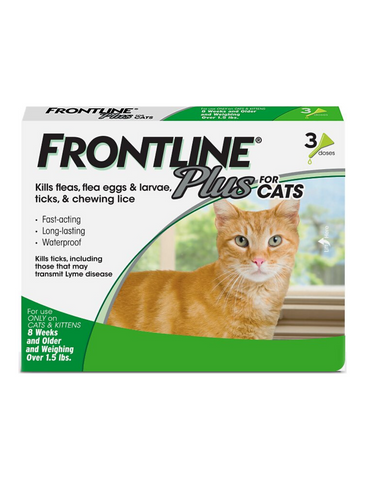 Frontline Plus for Cats 2 Sizes | Perromart Online Pet Store Singapore