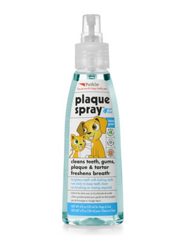 Petkin Plaque Spray For Pet 4oz 118ml | Perromart Online Pet Store Singapore