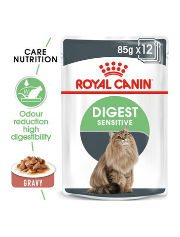 Royal Canin Feline Health Nutrition Digest Sensitive Wet Food for Cats 85g | Perromart Online Pet Store Singapore