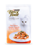 Fancy Feast Inspirations Salmon, Spinach, Courgette & Green Beans Pouch Cat Food 70g | Perromart Online Pet Store Singapore