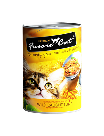 Fussie Cat Fresh Tuna Canned Cat Wet Food 400g