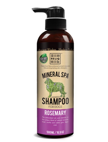 Reliq Mineral Spa Dog Rosemary Shampoo 2 Sizes | Perromart Online Pet Store Singapore