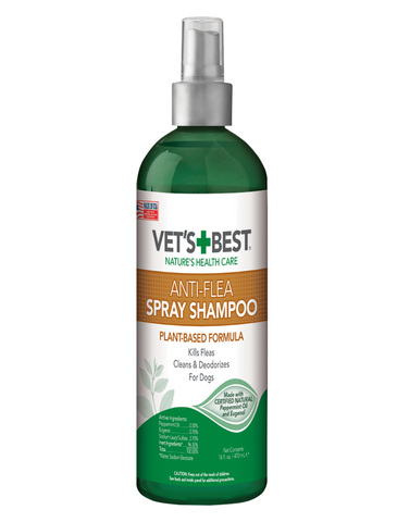 Vet's Best Anti-Flea Spray Shampoo for Dogs 470ml | Perromart Online Pet Store Singapore