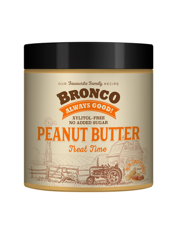 Bronco Peanut Butter Treat Time Dog Treat 250g