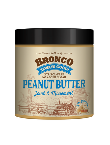 Bronco Peanut Butter Joint & Movement Dog Treat 250g