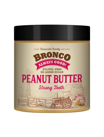 Bronco Peanut Butter Strong Teeth Dog Treat 250g