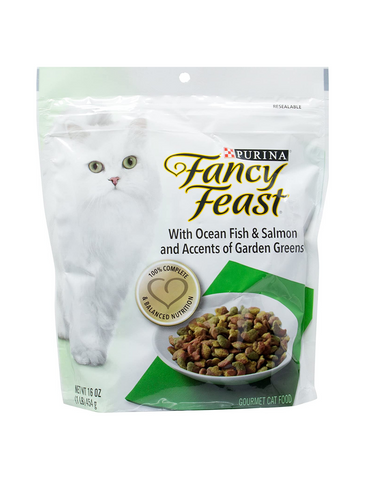 Fancy Feast Ocean Fish & Salmon Dry Cat Food 2 Sizes | Perromart Online Pet Store Singapore