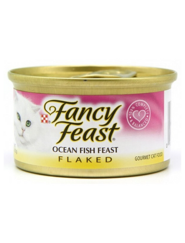 Fancy Feast Gourmet Naturals Wild Alaskan Salmon in Gravy Canned Cat Food 85g | Perromart Online Pet Store Singapore