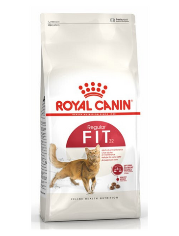 Royal Canin Feline Health Nutrition Fit 32 Dry Cat Food 4 Sizes | Perromart Online Pet Store Singapore