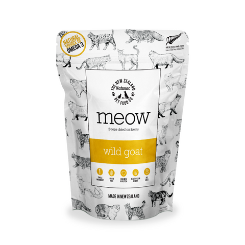 MEOW Wild Goat Freeze Dried Cat Treats 50g