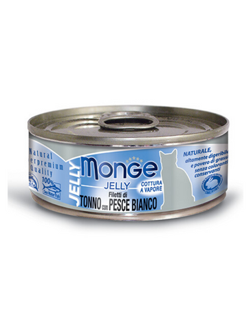 Monge Jelly Yellowfin Tuna with Seabream Cat Food 80g | Perromart Online Pet Store Singapore