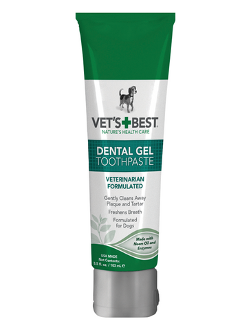 Vet's Best Dental Gel Toothpaste for Dogs 3.5oz | Perromart Online Pet Store Singapore