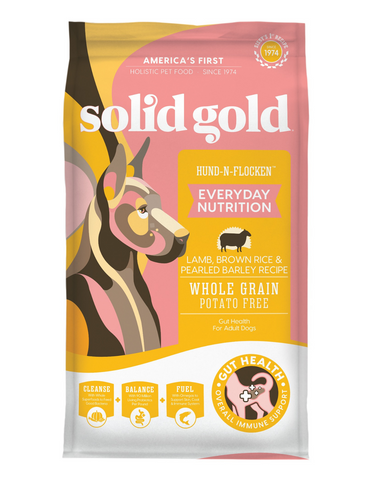 Solid Gold Lamb & Pearled Barley Dry Dog Food - Hund-N-Flocken - 2 Sizes | Perromart Online Pet Store Singapore