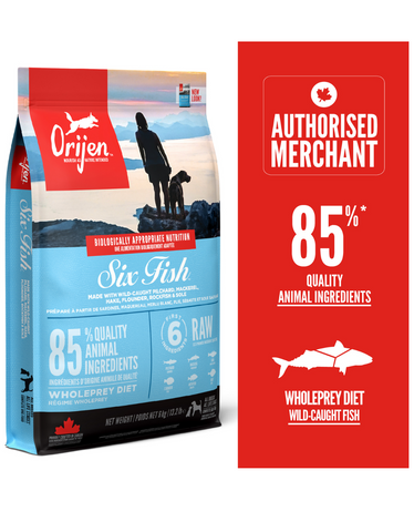 ORIJEN Six Fish Dog Dry Food (4 Sizes)
