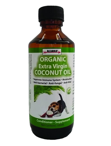 Accurate Organic Extra Virgin Coconut Oil 2 Sizes | Perromart Online Pet Store Singapore