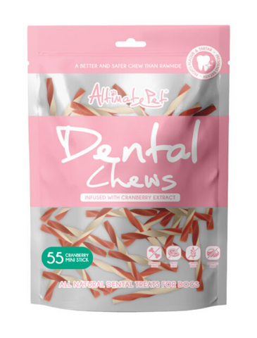 Altimate Pet Dental Chew – Mini Stick (Cranberry) 150g | Perromart Online Pet Store Singapore