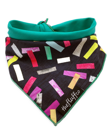 The Fluff Co. Classic Tie Reversible Scarf Bandana Party | Perromart Online Pet Store Singapore