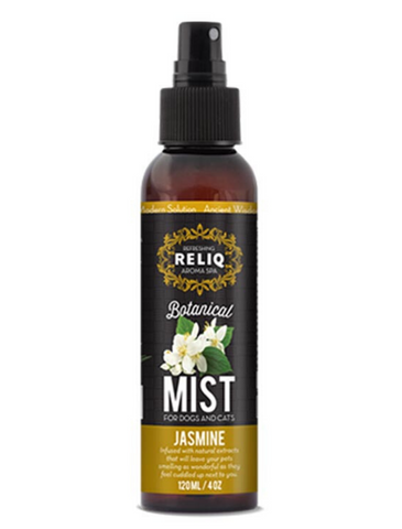 Reliq Botanical Mist Jasmine Spray for Dogs & Cats 120ml | Perromart Online Pet Store Singapore