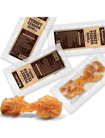 AFreschi Srl Natural Turkey Tendon Bone Dog Treat | Perromart Online Pet Store Singapore