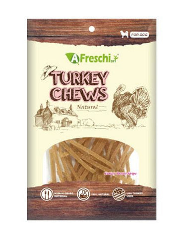 AFreschi Srl Turkey Breast Stripe Dog Treat 115g | Perromart Online Pet Store Singapore