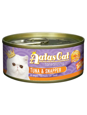 Aatas Cat Tantalizing Tuna & Snapper in Aspic Cat Wet Food | Perromart Online Pet Store Singapore