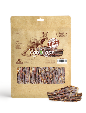 Absolute Bites Air Drited Roo Rack Dental Dogs Treat - (Ribs) 300g | Perromart Online Pet Store Singapore