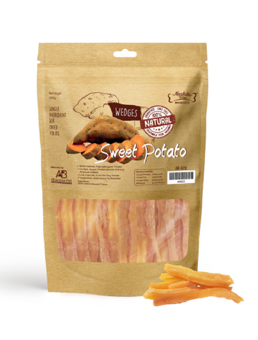 Absolute Bites Air Dried Sweet Potato Wedges Dog Treats 300g | Perromart Online Pet Store Singapore