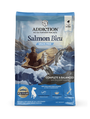 Addiction Grain Free Salmon Bleu Dog Dry Food (3 Sizes) | Perromart Online Pet Store Singapore