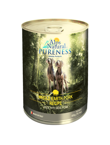 Alps Natural Classic Pork Dog Wet Food 400g  Perromart Online Pet Store Singapore